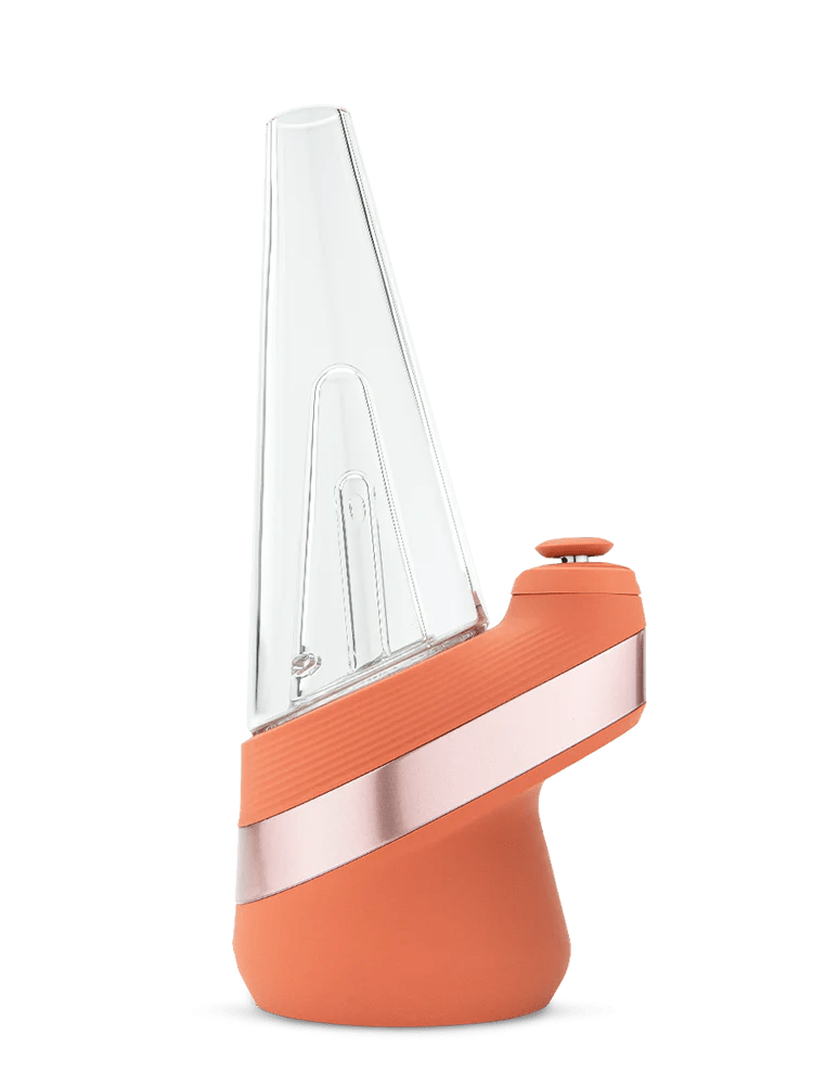 Puffco New Peak Canyon Smart E-Rig with sleek design, digital controls, and compact glass chamber for efficient dabbing.