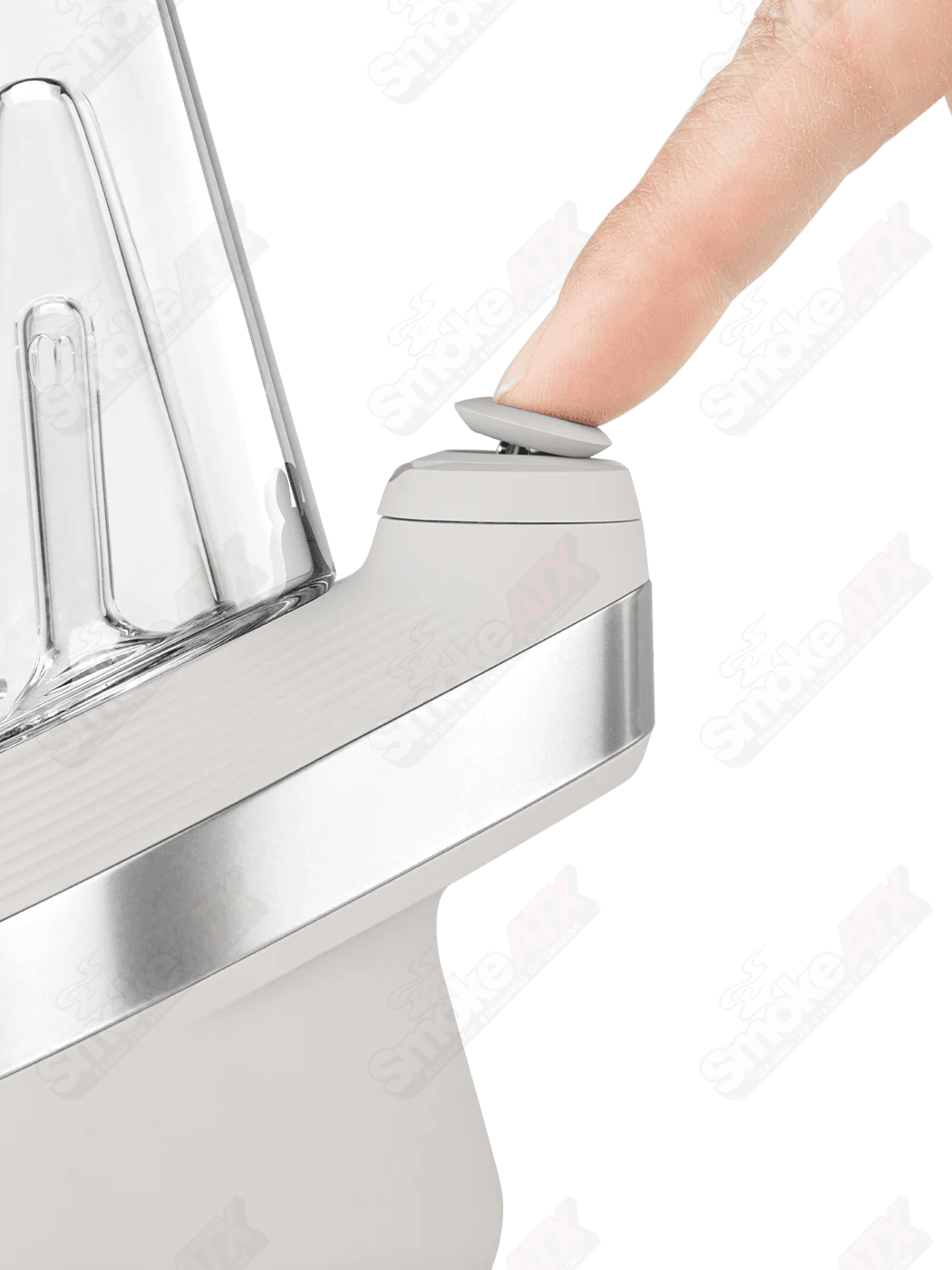 Puffco New Peak (Cloud) Smart E-Rig with sleek design and digital controls for smooth vapor experience.