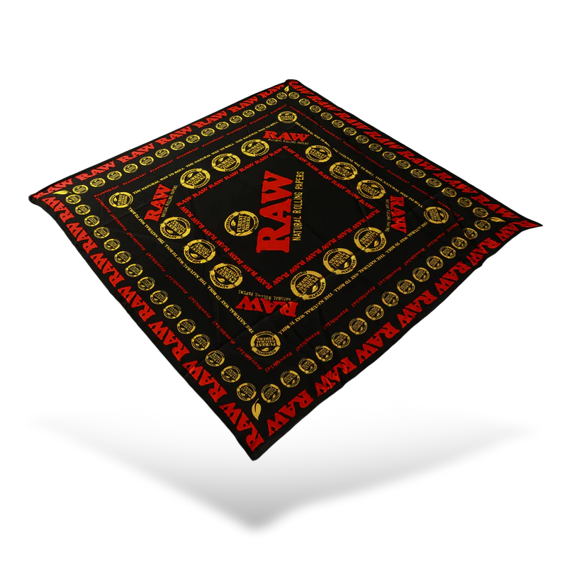 RAW Red on Black Fashion Scarf - Smoke ATX 