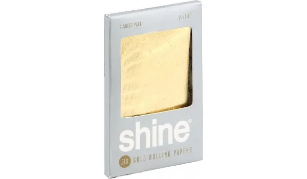 2pk 24k Gold  Papers Shine - Smoke ATX 