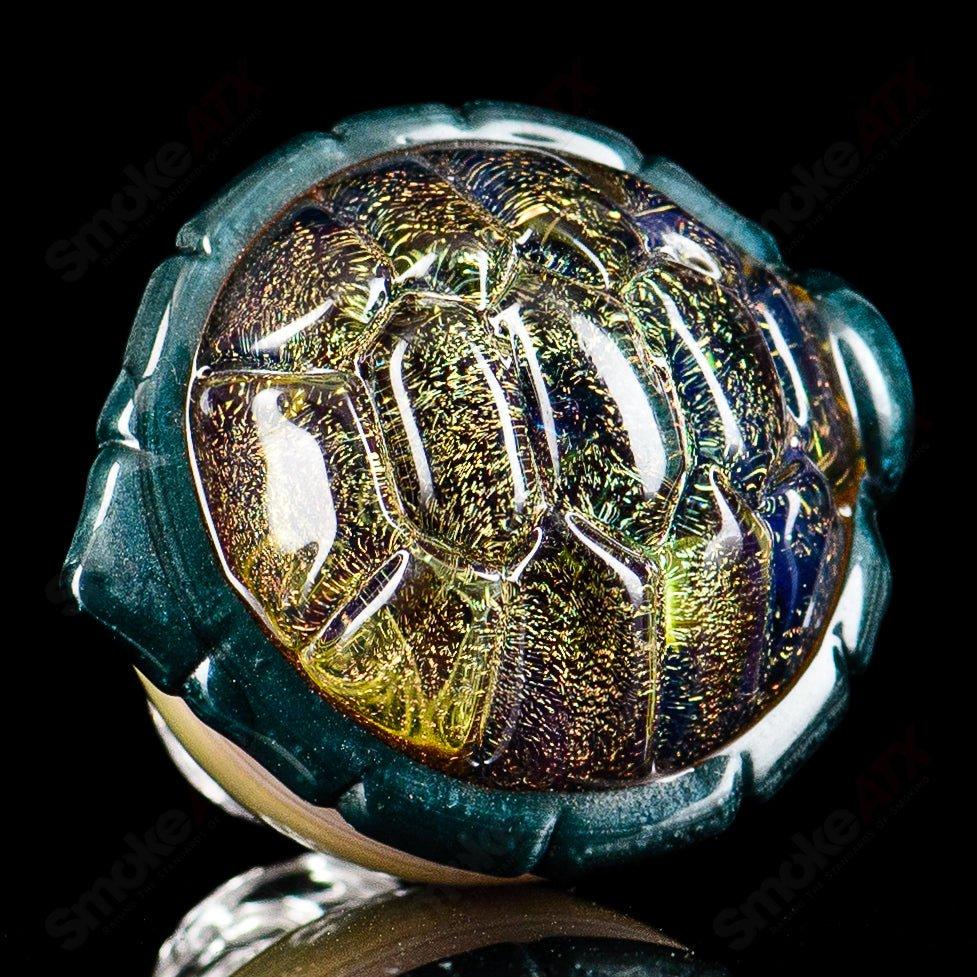 #2 Shell Spin Bubble Cap Turtle Time Glass