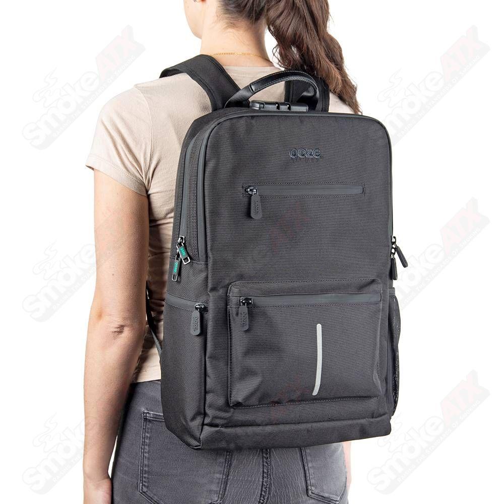 Ooze Traveler Classic Smell Proof Backpack - Black - Smoke ATX