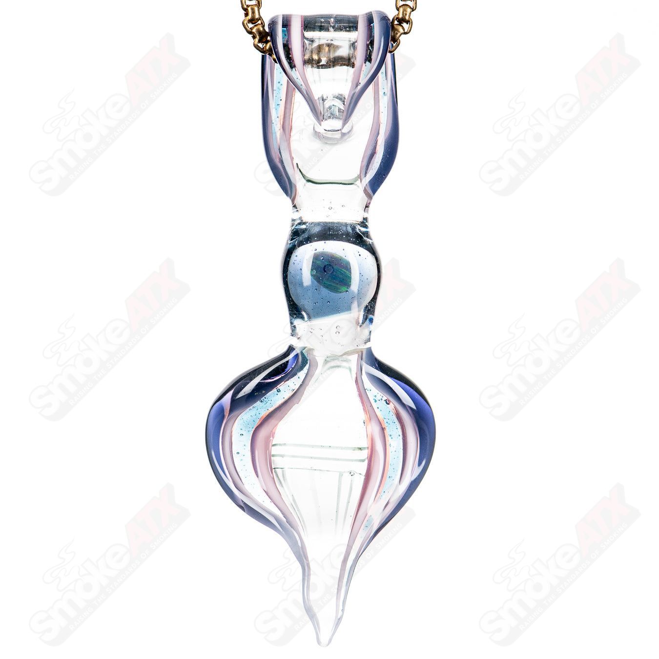 Opal Encased Boro Pendant Chain Pake - Smoke ATX