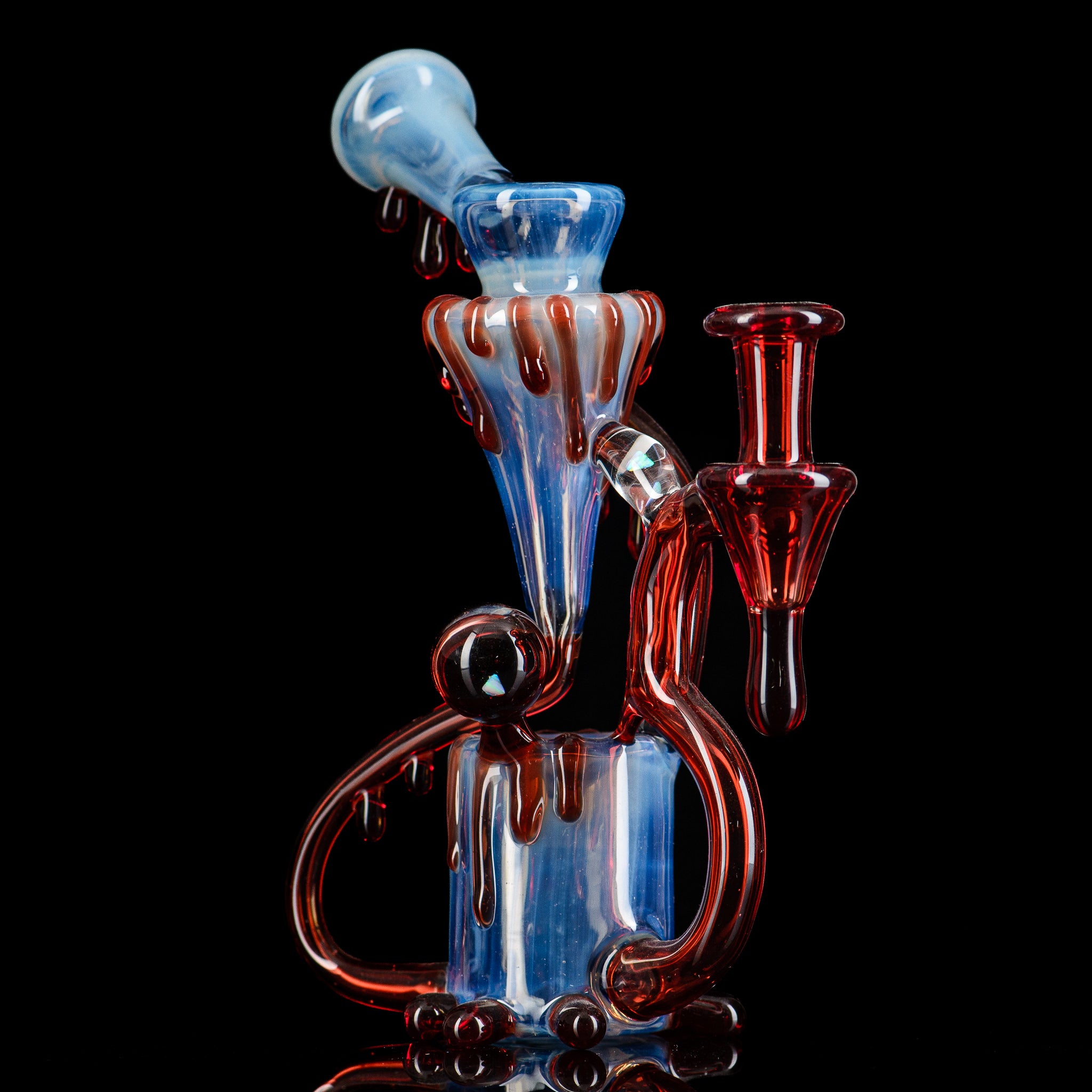 Drip Recycler King Leo Glass