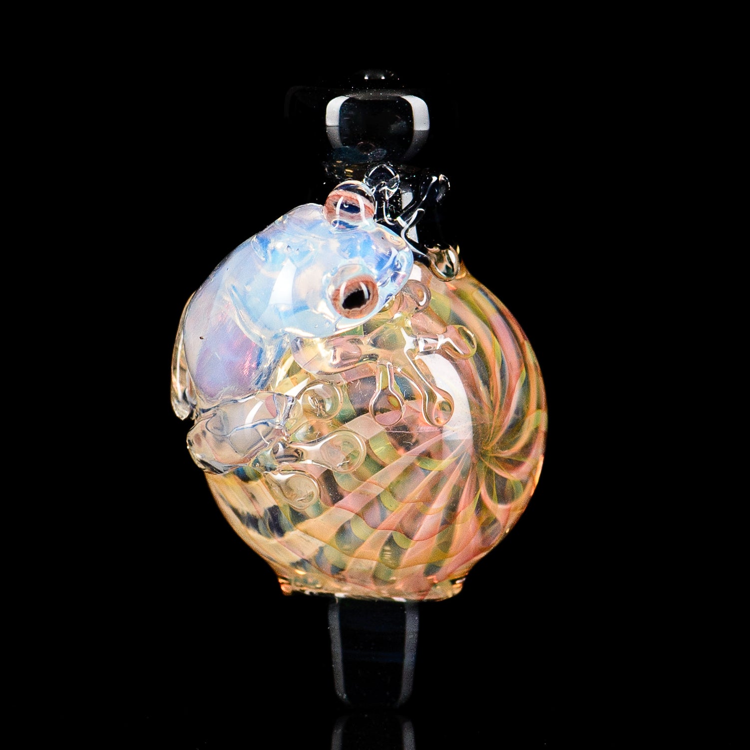 Frog Bubble Cap Kengtaro Glass