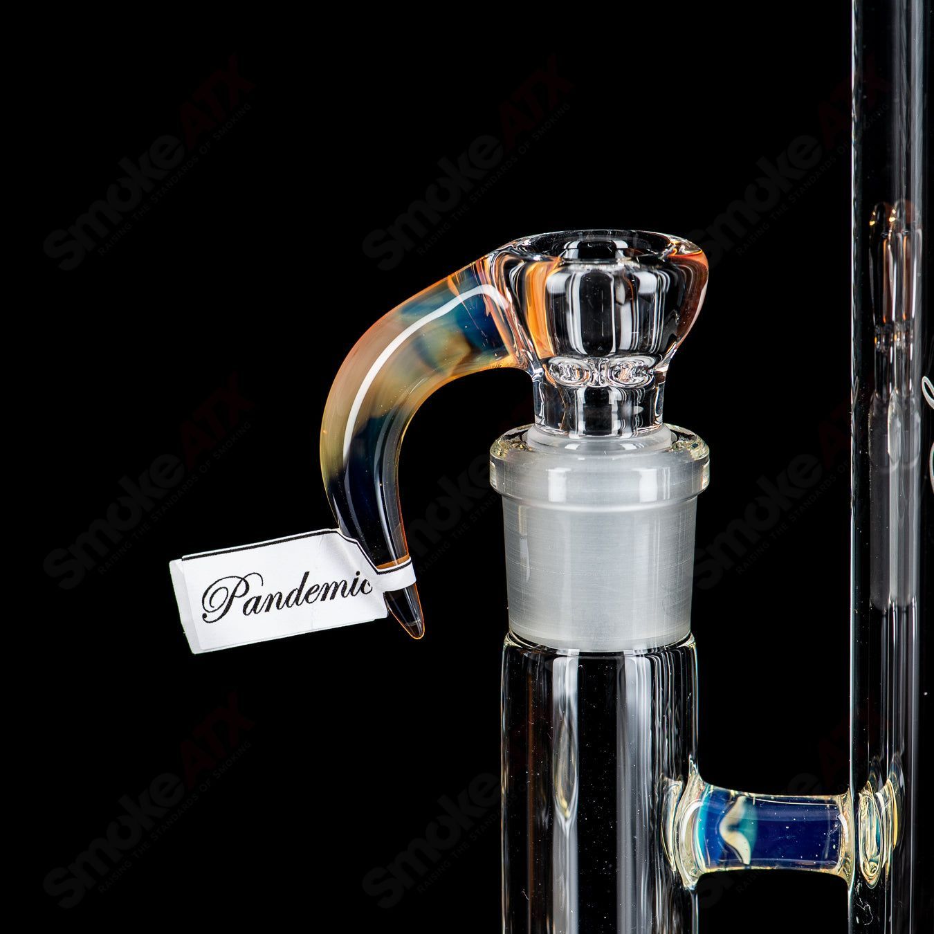 Sovereignty Glass Pandemic Bishop Inverted 4, a colorful heady glass piece with intricate design and vibrant glasswork.