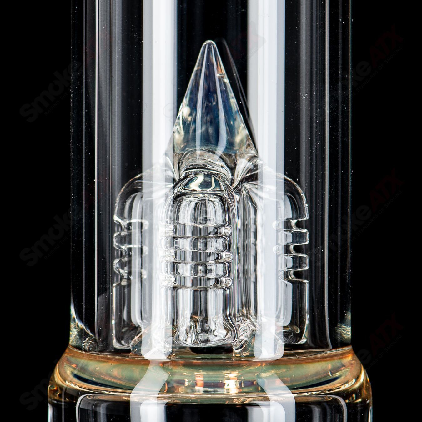 Sovereignty Glass Pandemic Bishop with Inverted 4 design, colorful heady glass piece featuring intricate patterns and vibrant details.