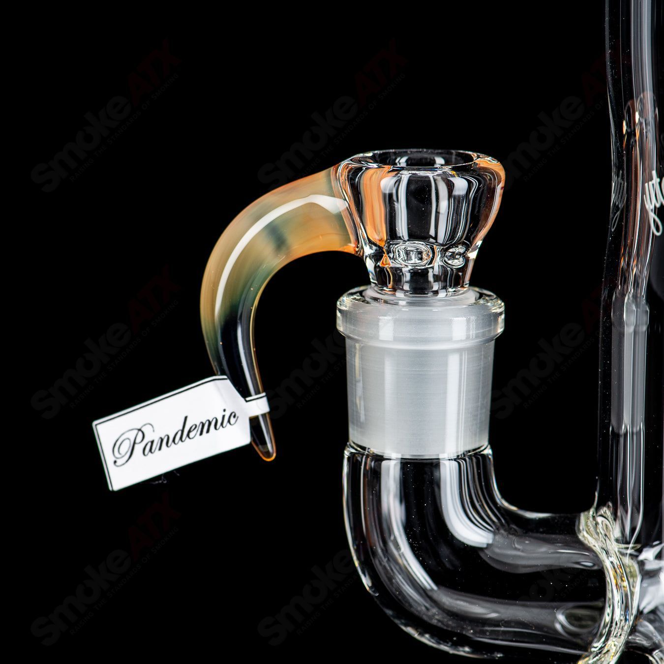 Sovereignty Glass Pandemic Fixed 4-arm water pipe with reduction, clear heady glass bong for smooth smoking experience