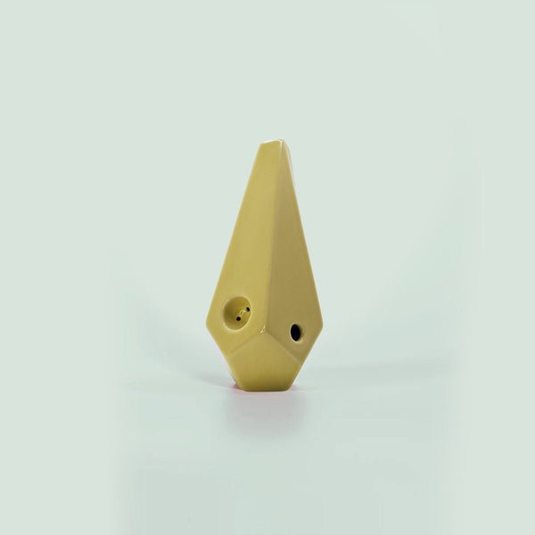 Pastel Sun Prism Ceramic Hand Pipe BRNT - Smoke ATX