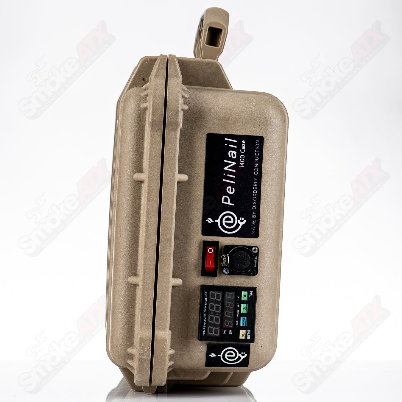Pelinail 1400 Single Port Disorderly Conduction device by Disorderly Conduction, showing the compact, sleek design with control panel.