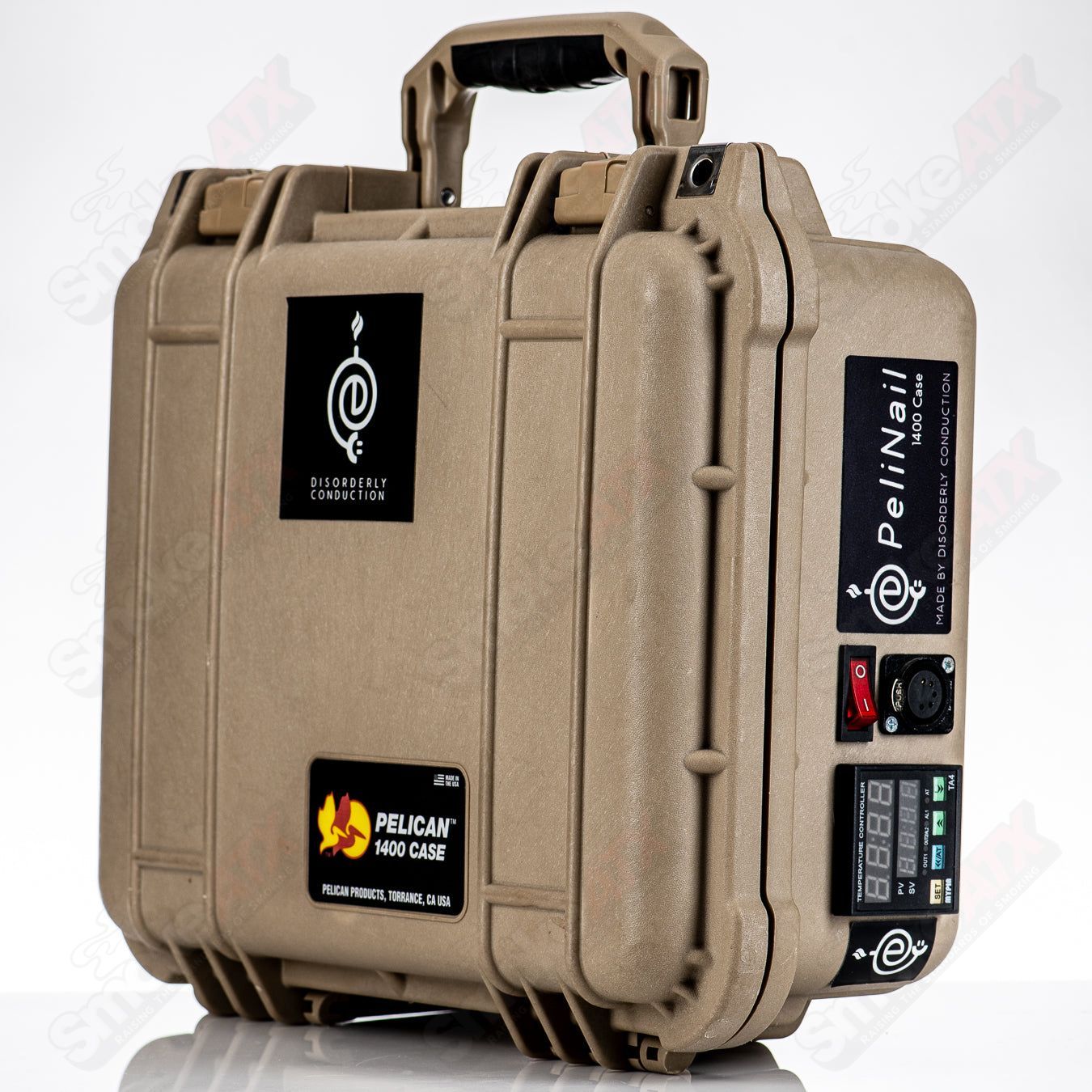 Pelinail 1400 single port disorderly conduction device by Disorderly Conduction, showing the compact medical equipment in a clinical setting