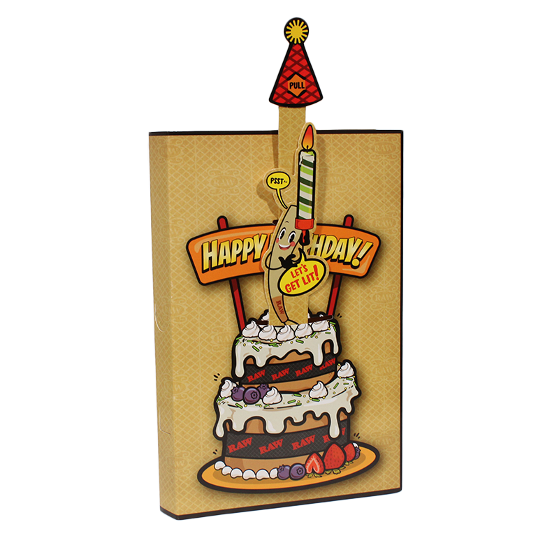 Pop-Up B-day Card RAW - Smoke ATX 