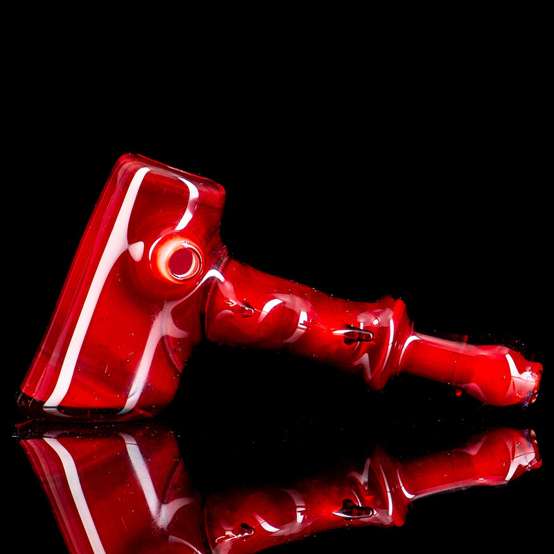 Red Elvis Over White Dry Hammer Flex Glass