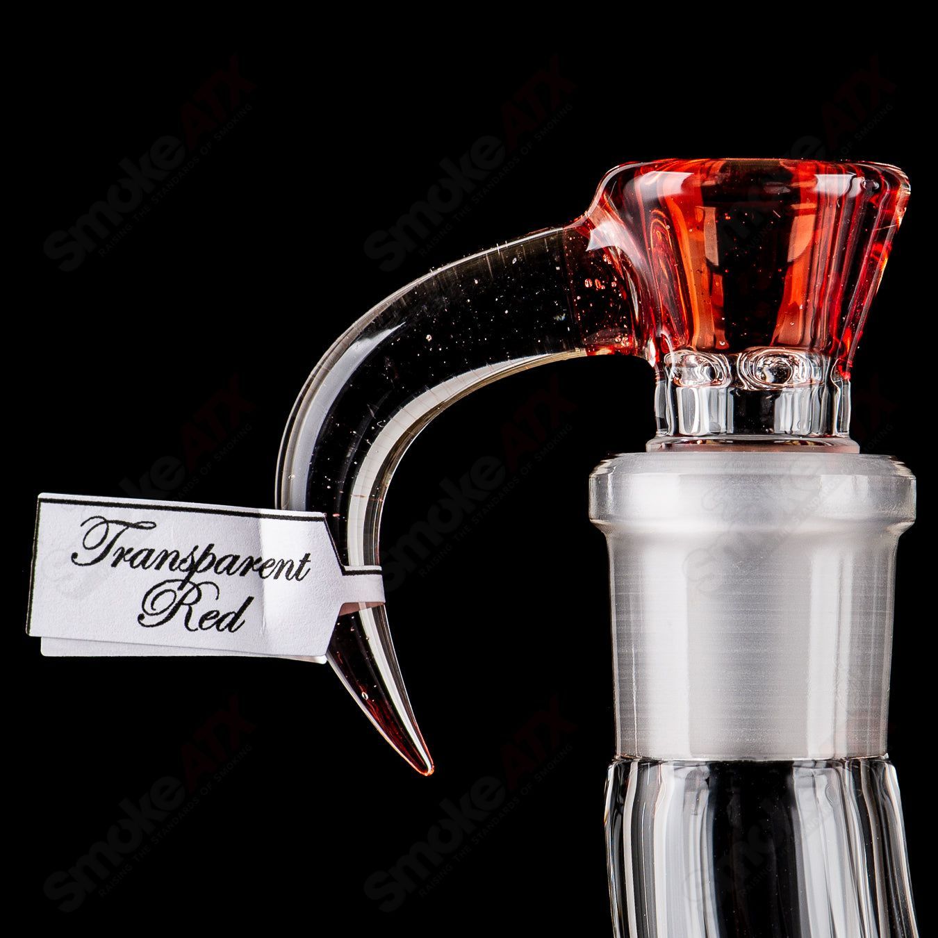 Sovereignty Glass Pillar Natty Neck heady glass with solid foot and accented seals, showcasing intricate design and craftsmanship.