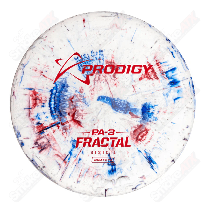 170-174g Blue/Red PA-3 Disc  - Fractal Firm Plastic Prodigy Disc