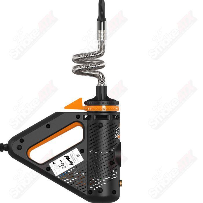 Handheld Plenty Vaporizer by Storz & Bickel for dry herbs, with a sleek design and ergonomic grip for easy use.