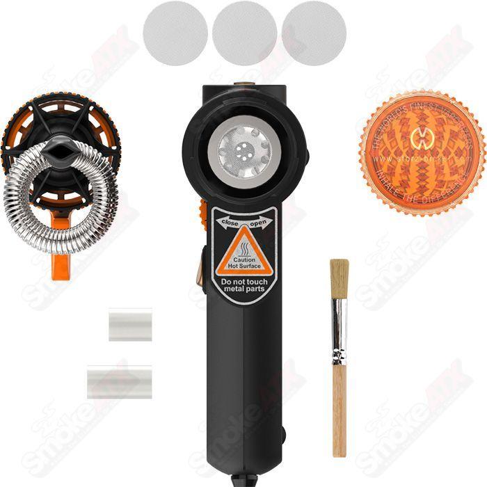 Storz & Bickel Plenty vaporizer handheld dry herb vaporizer with ergonomic design and large herb chamber.
