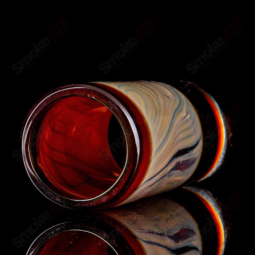 Red Wigwag Tall Shot Glass Don Chile Ortega - Smoke ATX 