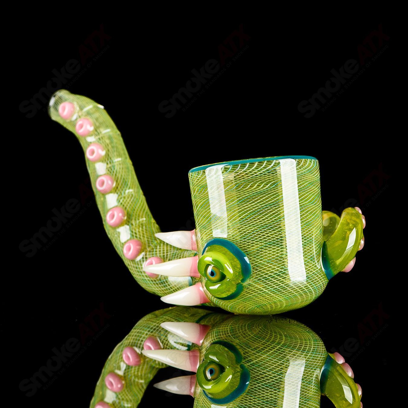 Proxy Sherlock heady glass by Salt Glass featuring intricate glasswork and a classic Sherlock design.