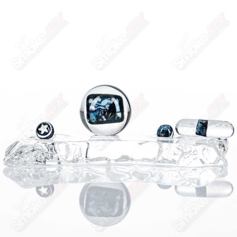 4pc Starry Night Slurper Set by Grimm Glass