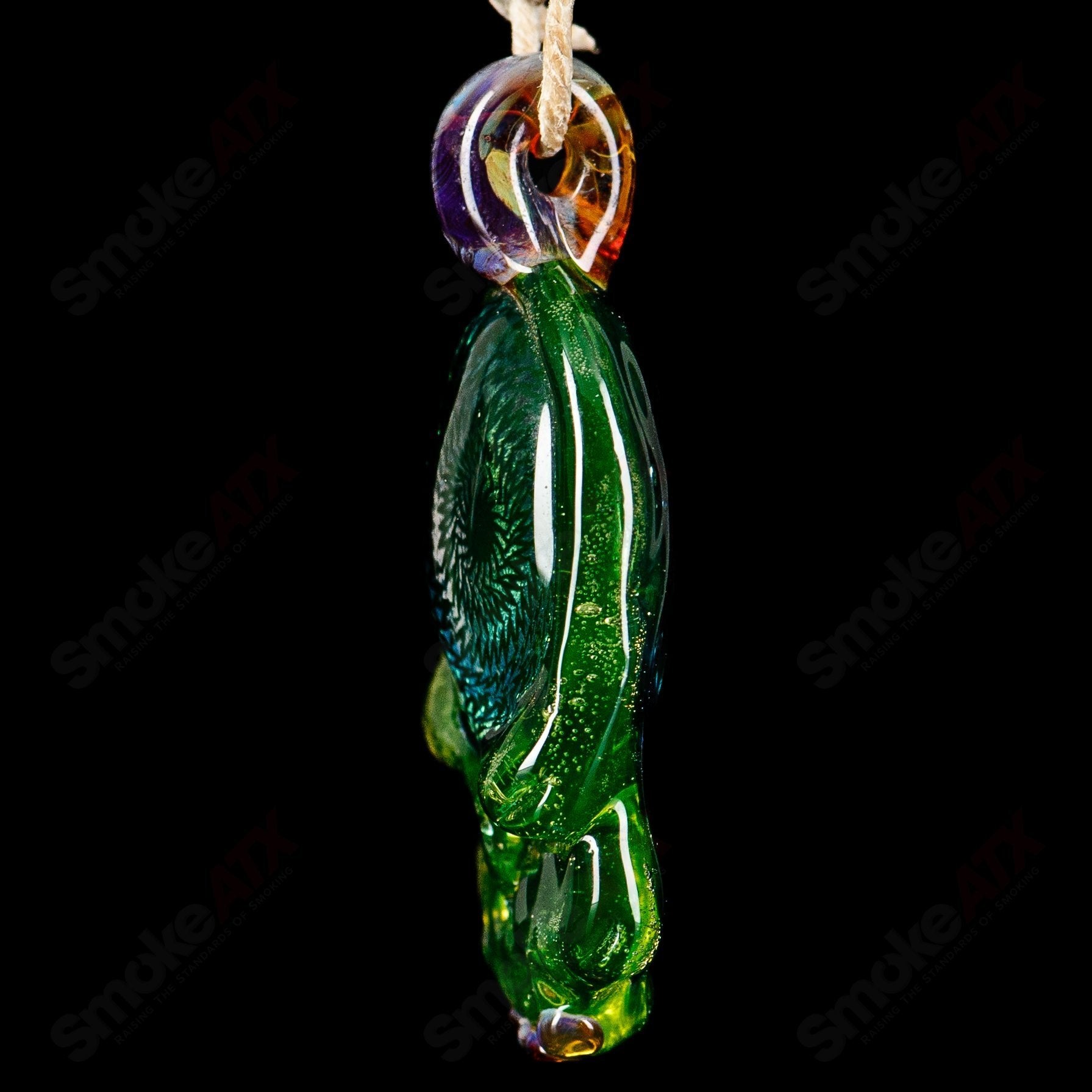 Illuminati Skull Stealie Pendant Katherman Glass