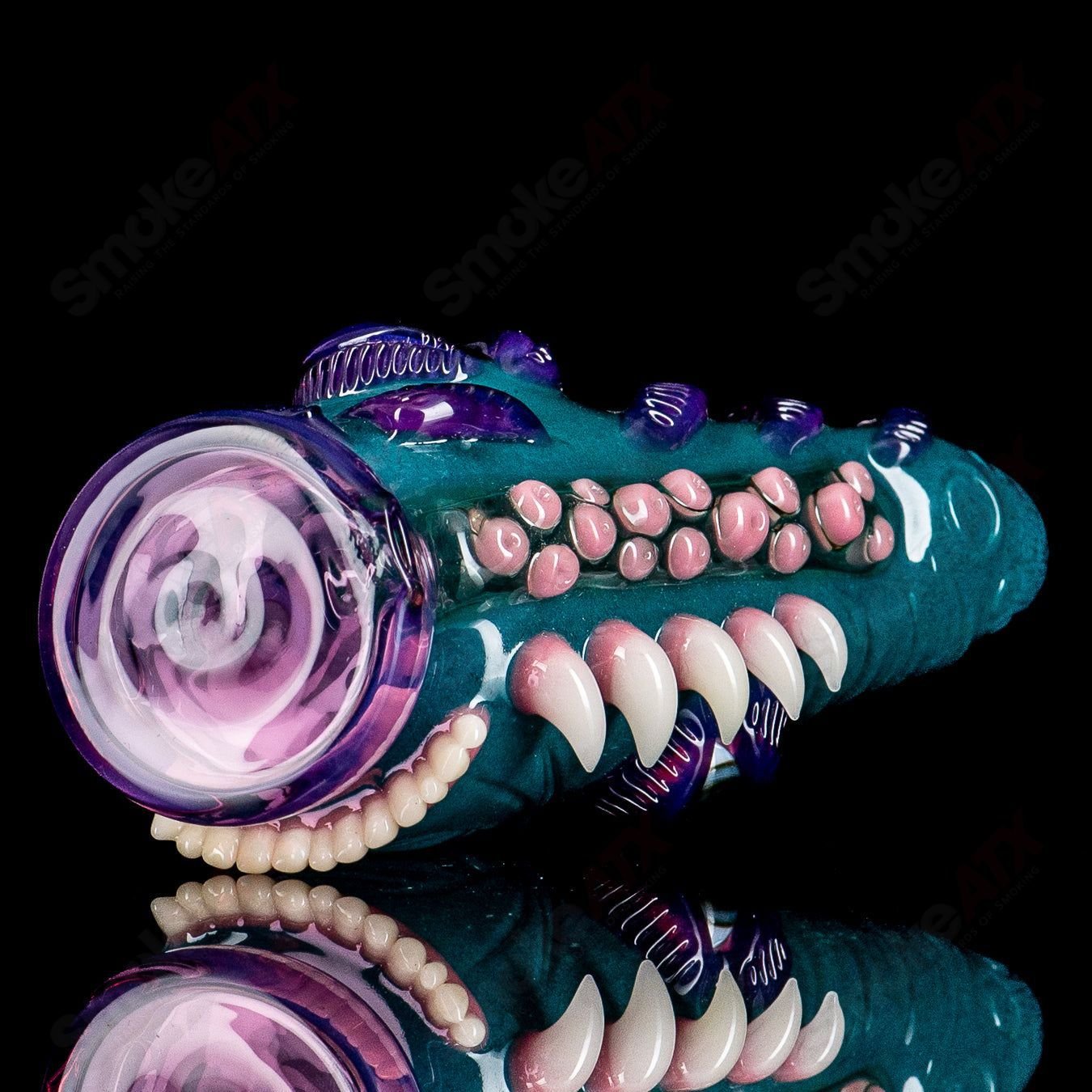 Salt Glass Puffco Top, high-quality heady glass accessory for Puffco devices, featuring intricate glasswork and vibrant colors.