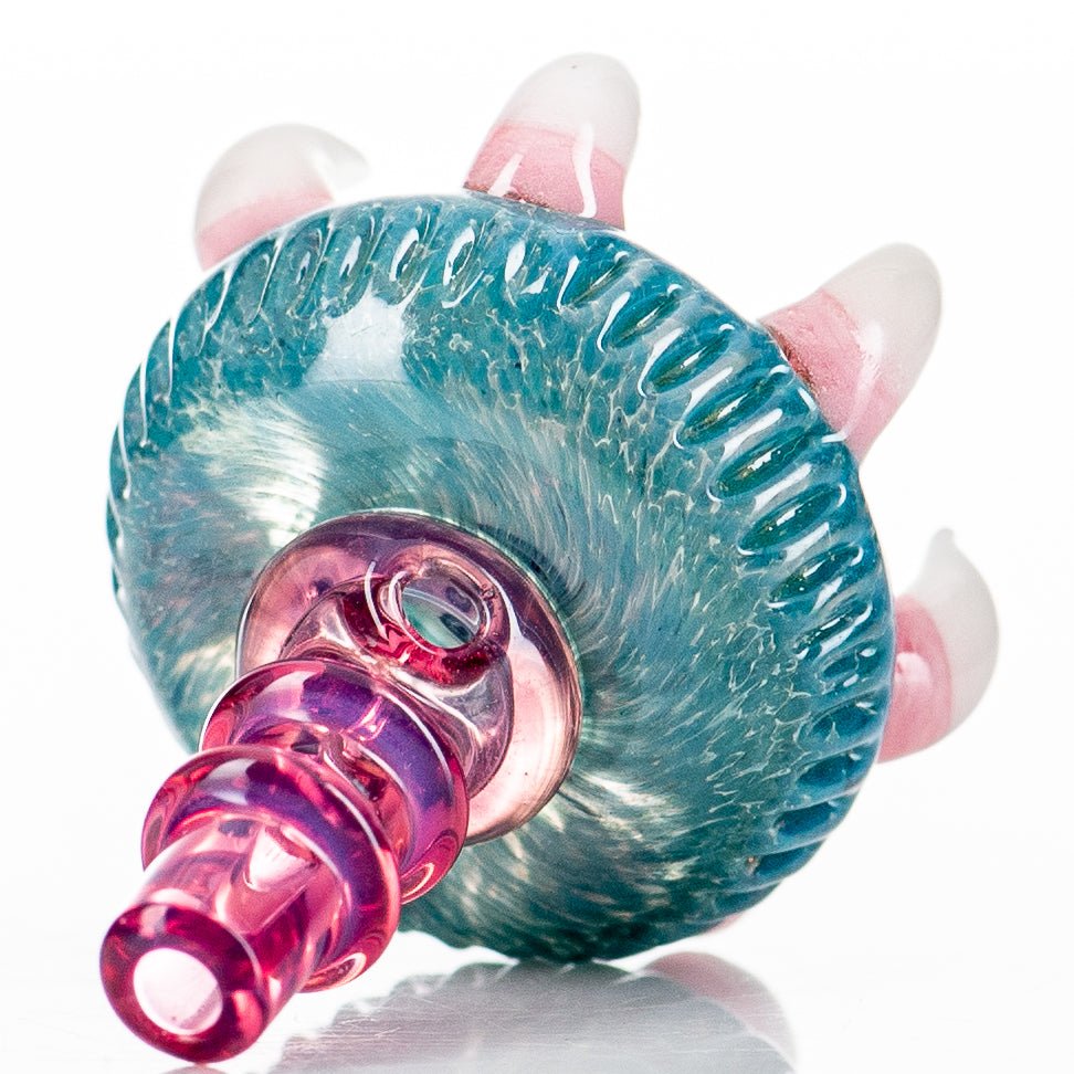 Salt Glass Puffco Top, a heady glass accessory with intricate design, designed for Puffco vaporizer devices.
