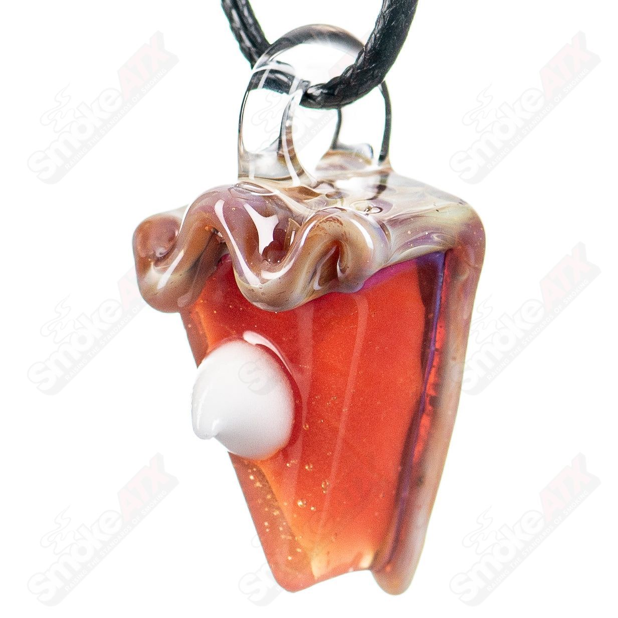 Pumpkin Pie Pendant Sweetshop Glass by Renee Patula - Smoke ATX