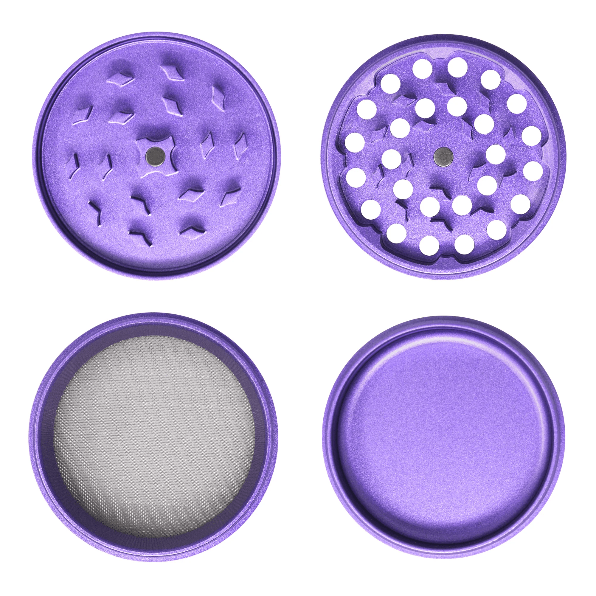 Purple 2.5" Slick Cali Crusher - Smoke ATX
