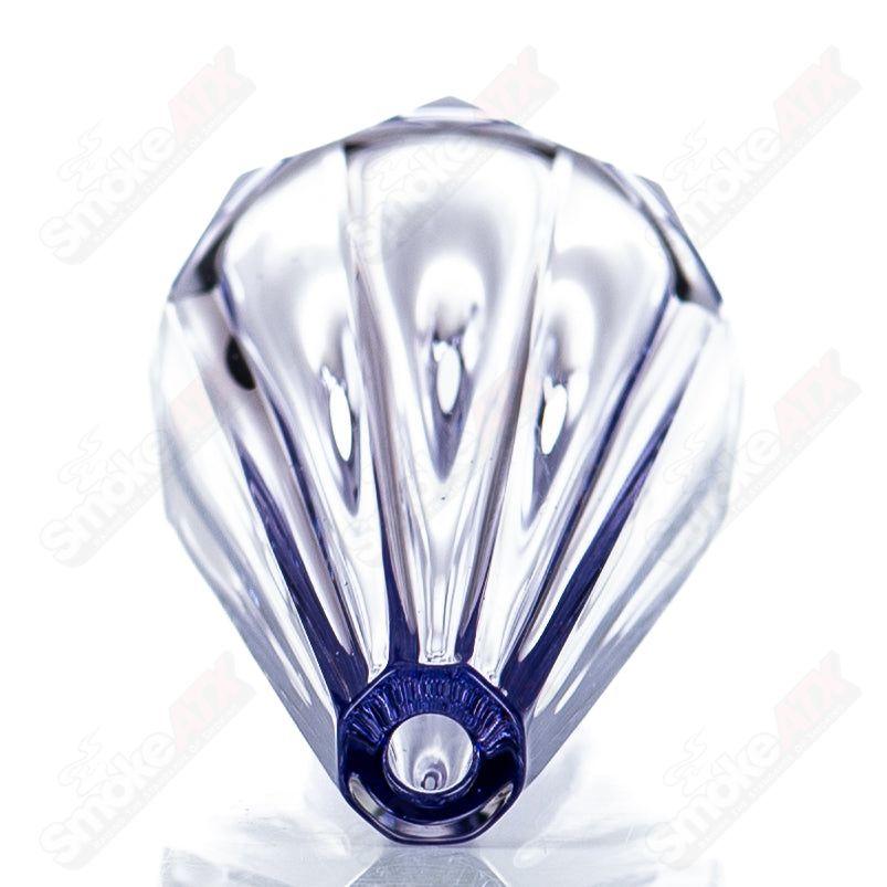 Purple Faceted Chillum by Kid Glass - Smoke ATX