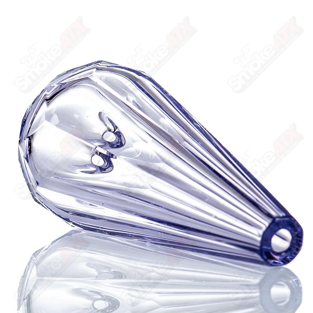 Purple Faceted Chillum by Kid Glass - Smoke ATX