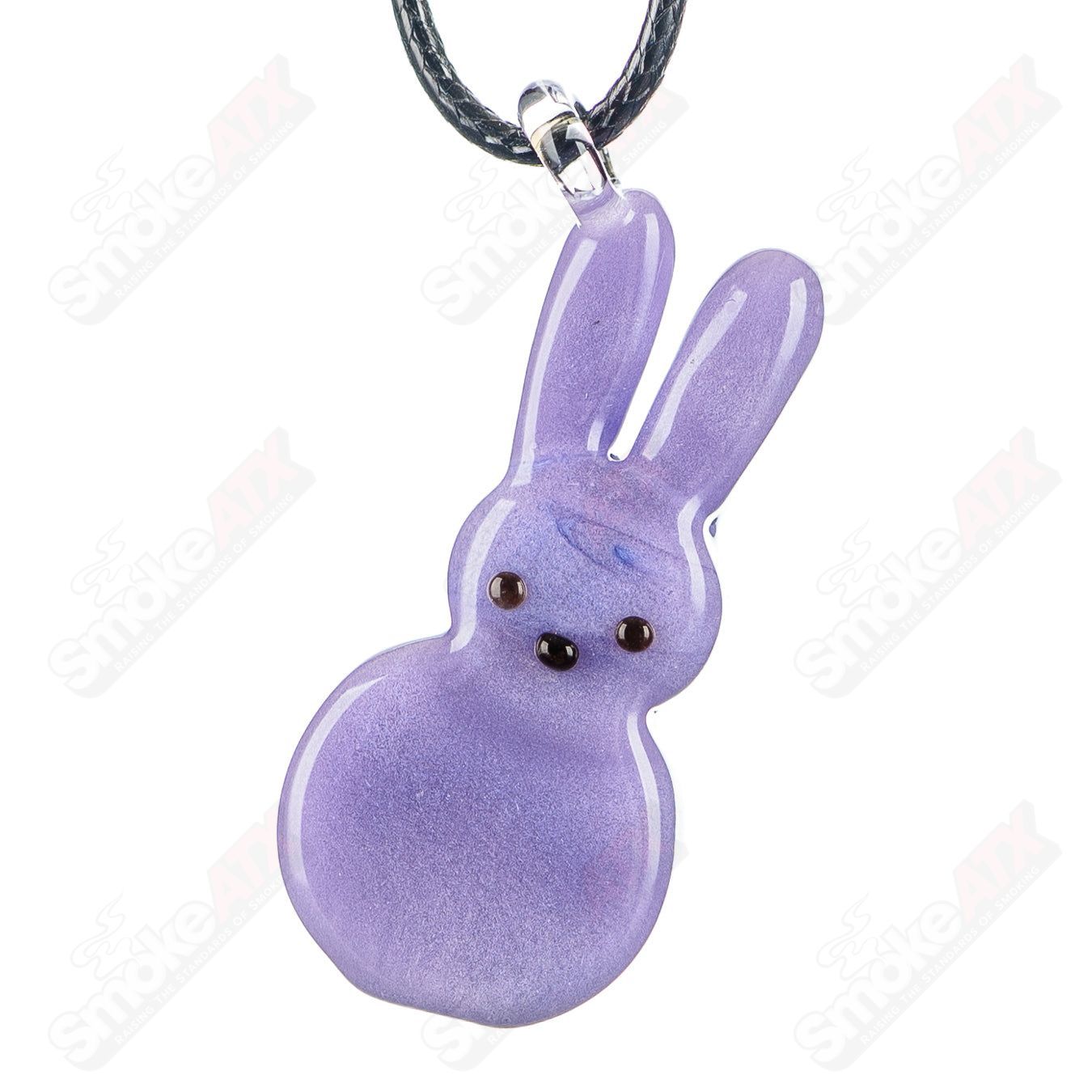 Purple Peep Pendy pendant by Sweet Shop Glass, featuring colorful heady glass artwork in a playful design.