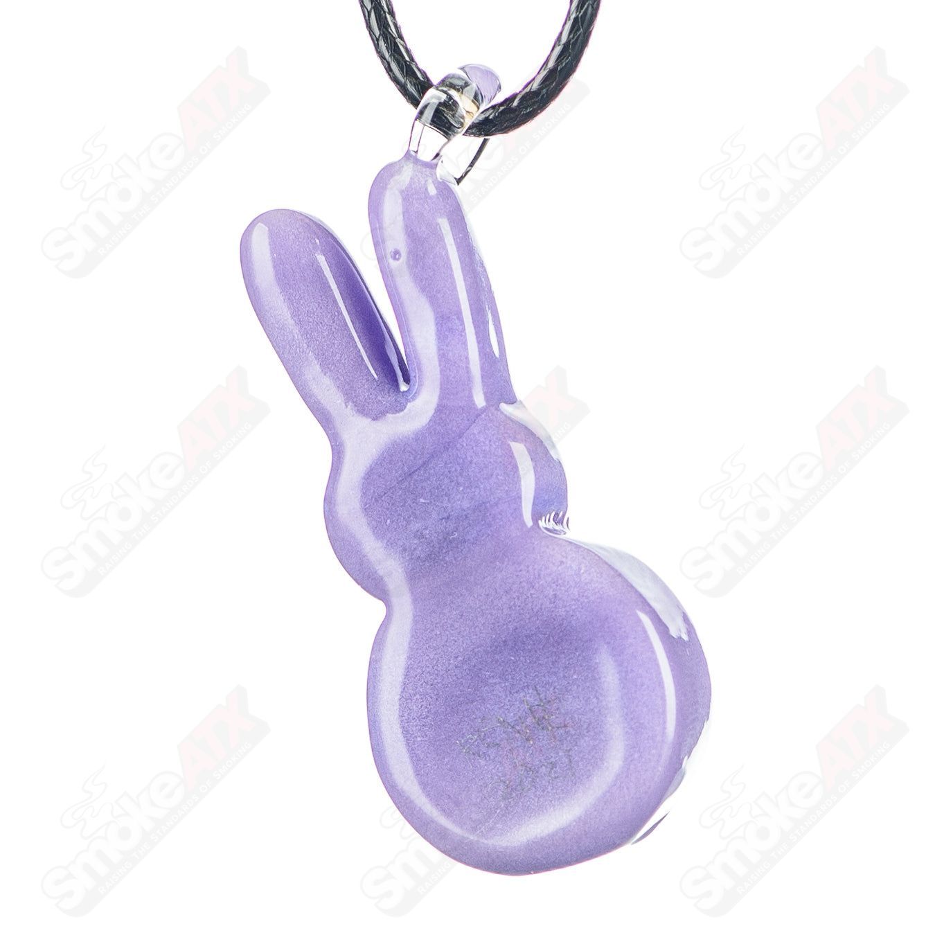 Purple Peep Pendy by Sweet Shop Glass, a heady glass pendant featuring vibrant purple hues and intricate glass design.