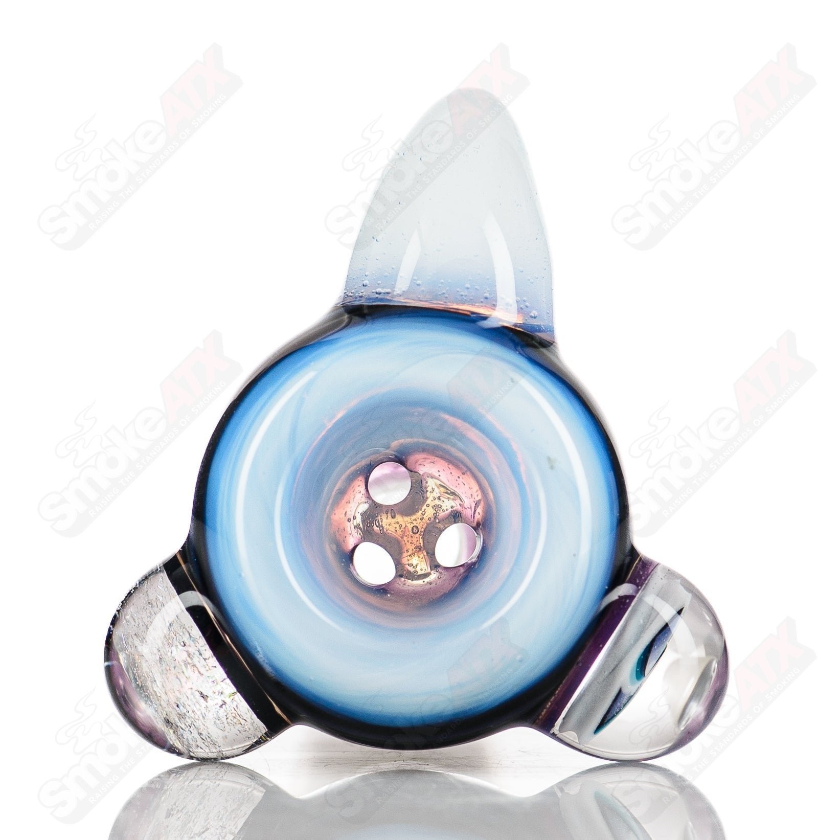 #9 18mm Color Worked Slide Bowl Jeremy from Oregon - Smoke ATX 
