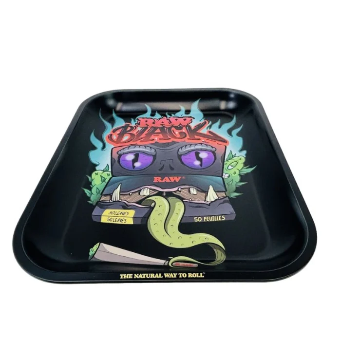Large Monster Rolling Tray RAW - Smoke ATX 