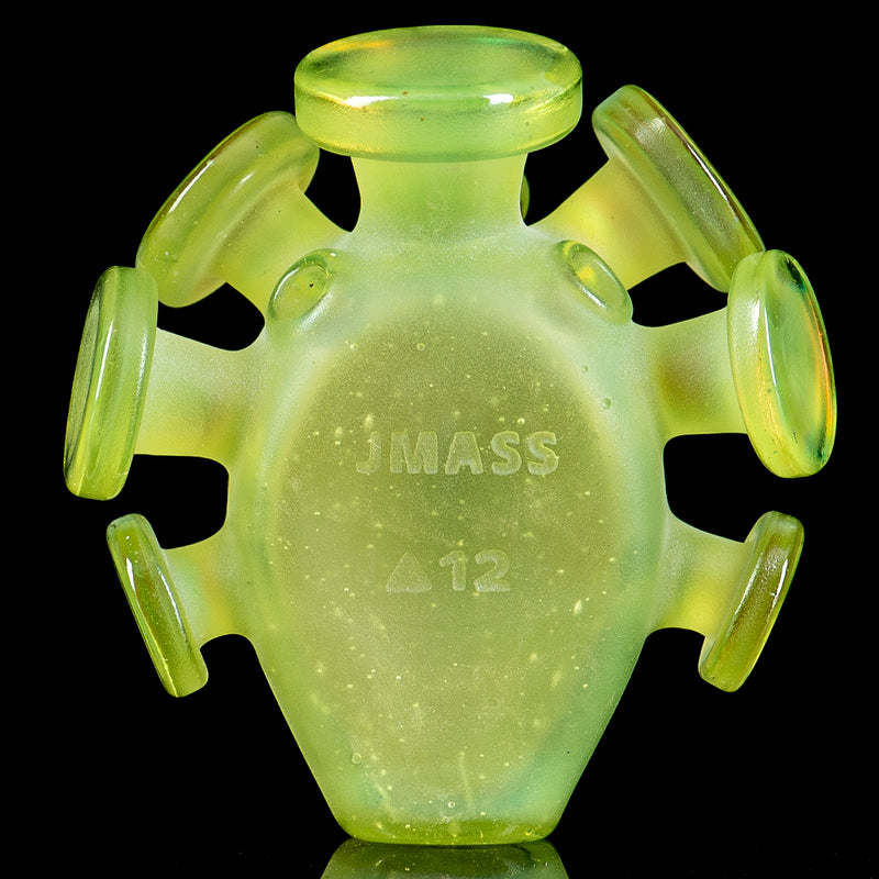 Sunset Slyme W/ Dichroic Spray Face Pendant Josh Mazet x Jmass