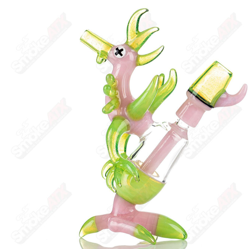 Chicken Rig (Pink/Green) JOP Glass - Smoke ATX