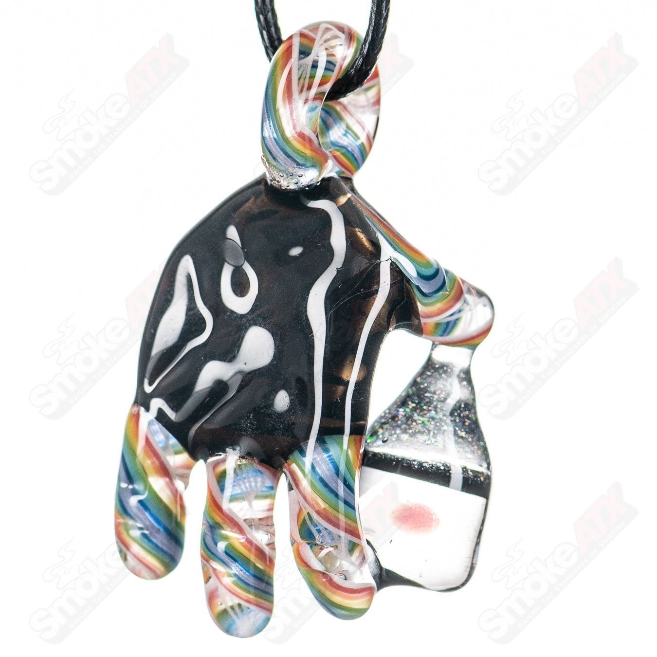 Rainbow Cropal Opal Goober Gabe Hand Pendy - Smoke ATX
