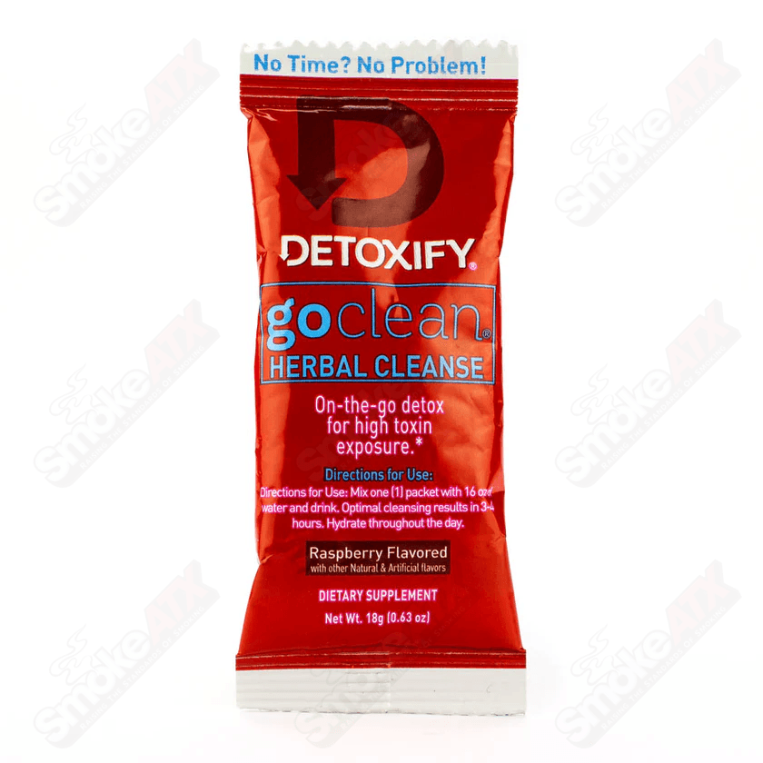 Raspberry GoClean On - the - Go Detox Instant Drink Mix Detoxify - Smoke ATX