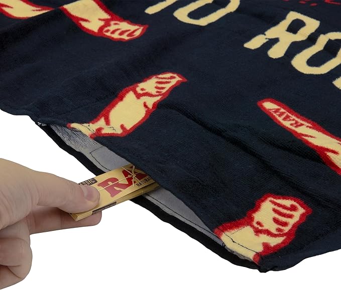 RAW Beach Towel w/ Stash Pocket - Smoke ATX