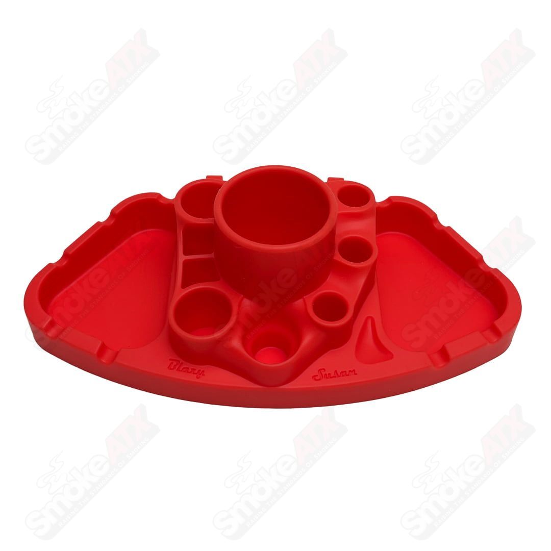 Red Delux Dab Station Blazy Susan - Smoke ATX
