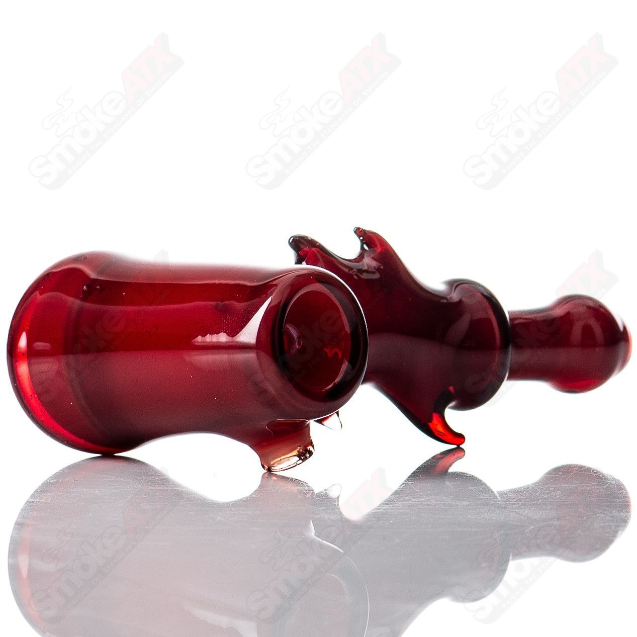 Red Elvis Over White Dry Hammer Flex Glass - Smoke ATX