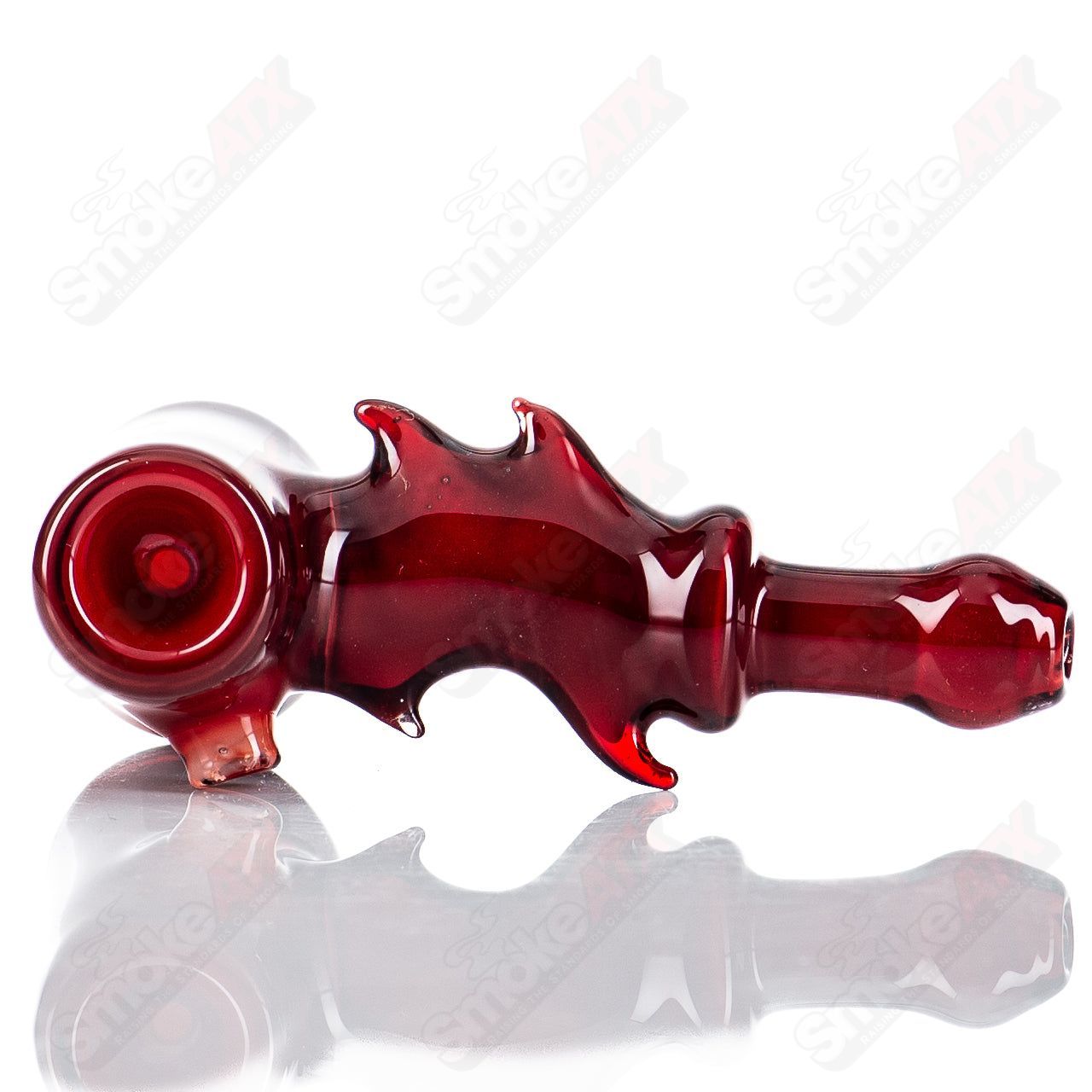 Red Elvis Over White Dry Hammer Flex Glass - Smoke ATX