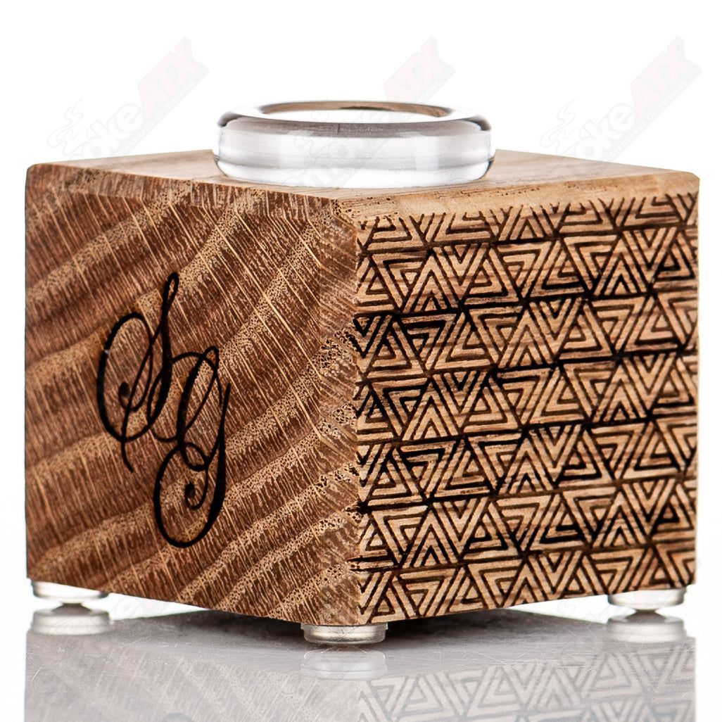 Red Oak 1 - Hole Slide Stand (Triple triangle w/SG monogram) Sovereignty - Smoke ATX