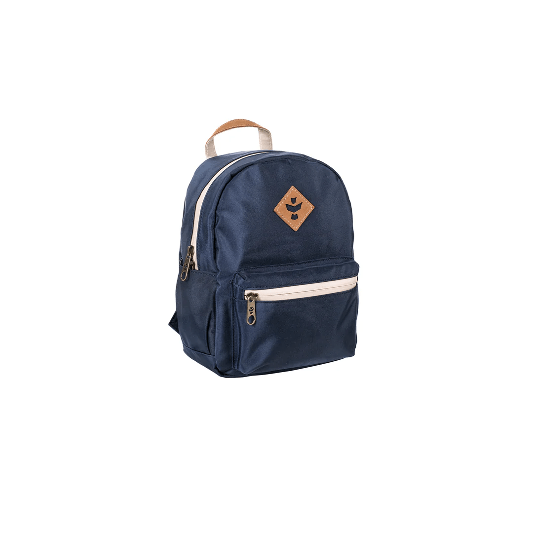 Revelry The Shorty smell-proof mini backpack with compact design, durable material, and adjustable straps for everyday use.