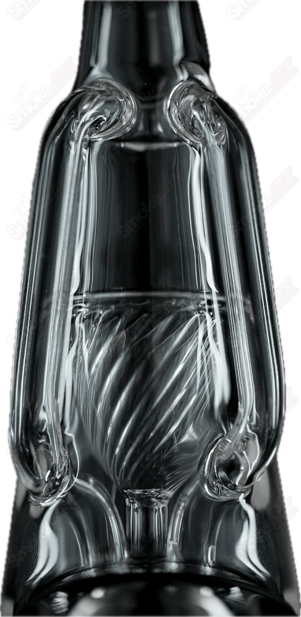 Ryan Fitt SE Puffco Peak Recycler Glass - Smoke ATX