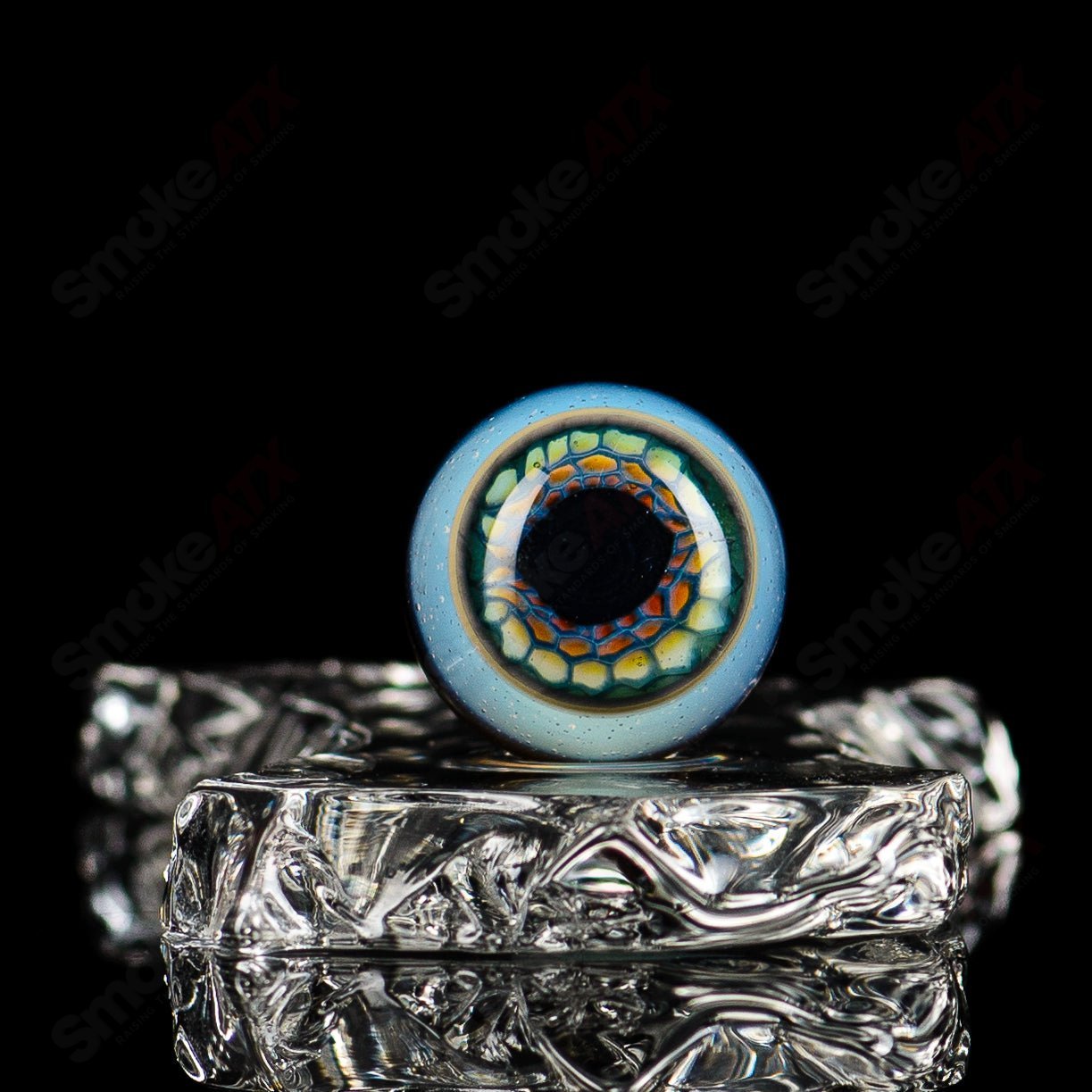 Silver Creek Eye Marble Indo Glass