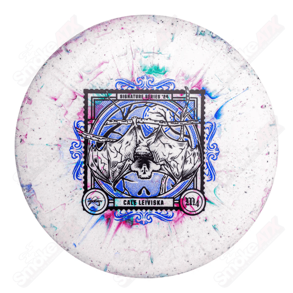 177-180g M4 Blue/Red Disc - Cale Leiviska 2024 Signature Series - 300 Fractal Plastic Prodigy Disc