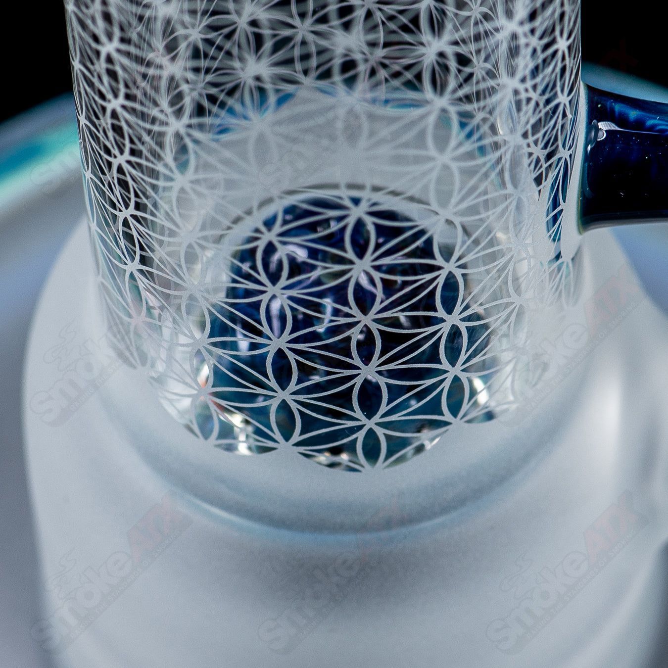 Sacred - G SOL - 45 Lace Sphere + DC Set (Shooting Star) SoL Glassworks - Smoke ATX