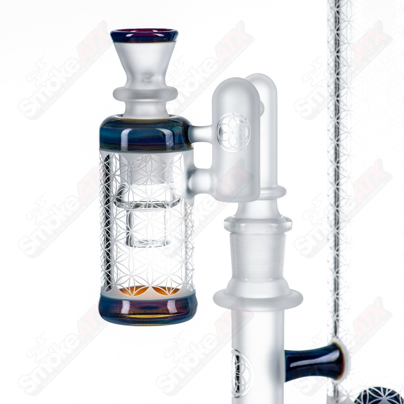 Sacred - G SOL - 45 Lace Sphere + DC Set (Shooting Star) SoL Glassworks - Smoke ATX